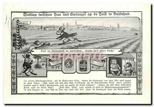 Cartes postales moderne Wettlop Twilchen Das und Swinegel up de heid to Buxtehud