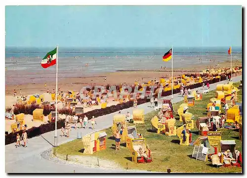 Cartes postales moderne Nordseeheilbad Cuxhaven Partie am Strand in Done