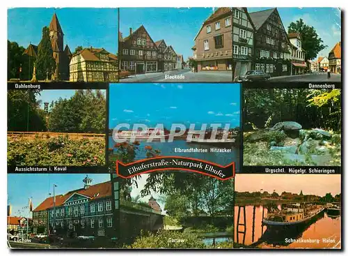 Cartes postales moderne Elbuferstrasse Naturpark Elbufer