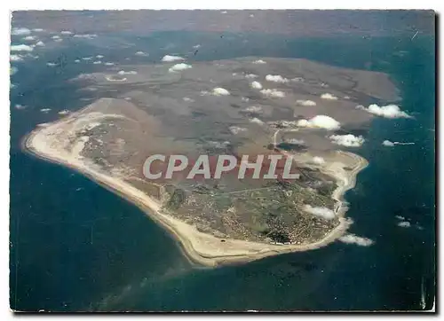 Cartes postales moderne Nordseeinsel Borkum Fliegeraufnahme aus 4800 m Hohe