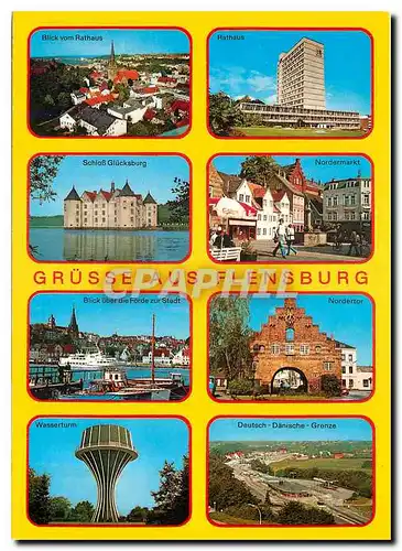 Cartes postales moderne Grusse aus Flensburg