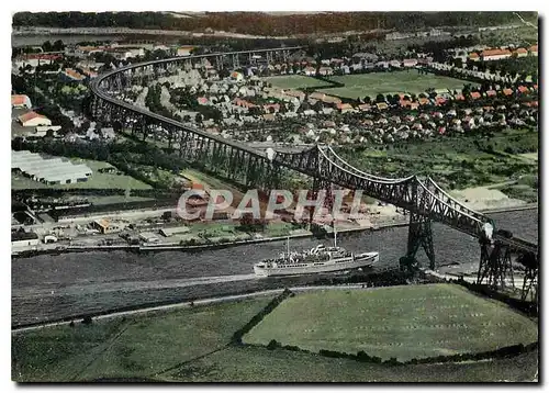 Cartes postales moderne Rendsburg Blick duf die Hochbrucke