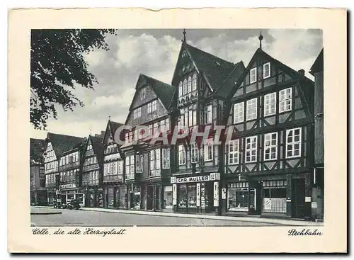 Moderne Karte Celle die alte Herzogstadt Stechbahn