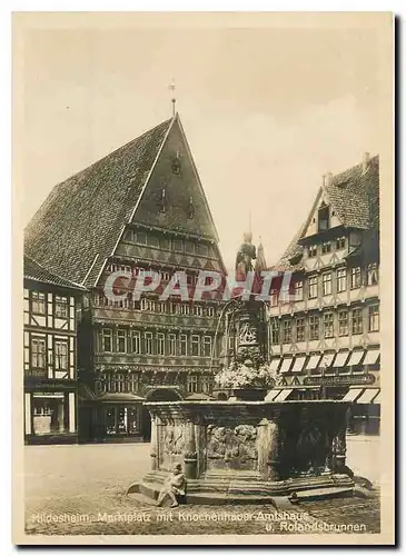 Cartes postales moderne Hildesheim Marktplatz mit Knochenhauer Amtshaus