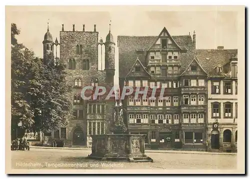 Cartes postales moderne Hildesheim Tempelherrenhaus und Wedekind