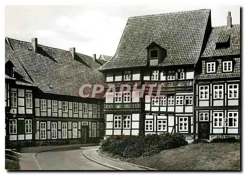 Cartes postales moderne Hildesheim Alte Fachwerkhauser am Godehardi Platz und Hinterem Bruhl