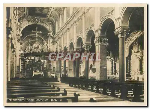 Cartes postales moderne Hildesheim Radleuchter im Dom