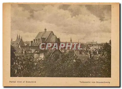 Cartes postales moderne Teilansicht von Braunschweig