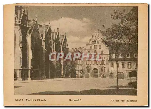 Cartes postales moderne Brunswick An der Martinikirche