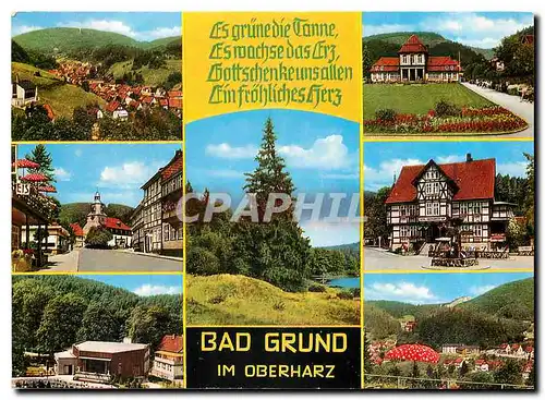 Moderne Karte Bad Grund im Oberharz