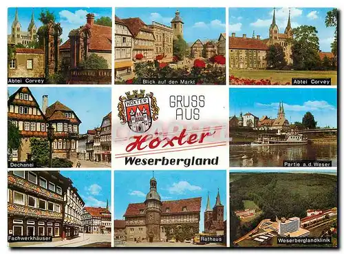 Cartes postales moderne Hoxter Weserbergland
