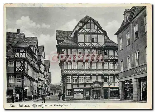Cartes postales moderne Hann Munden Alte Hauser am Macktplatz