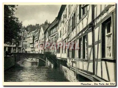 Moderne Karte Monschau Die Perle der Eifel