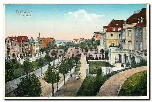 Moderne Karte Bad Aachen Nizza Allee