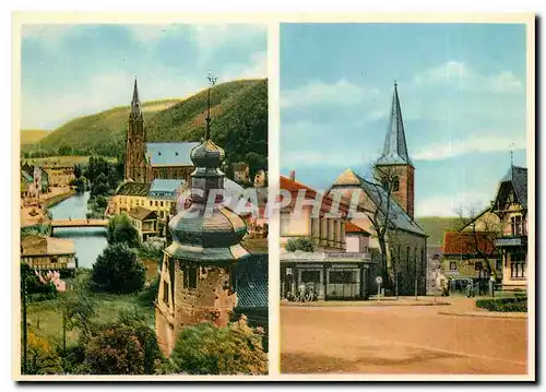 Cartes postales moderne Luftkurort Gemund Eifel L Teilansicht mit Pfarrkirche