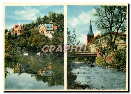 Cartes postales moderne Luftkurort Gemund Eifel L Zusammenflusz von Olef und Urit
