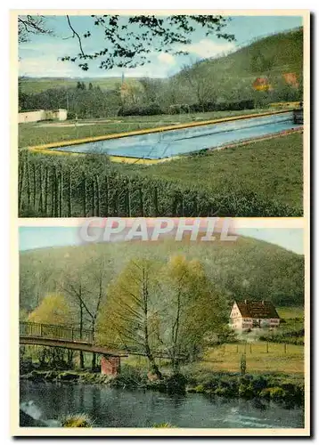 Cartes postales moderne Luftkurort Gemund Eifel L Jugendherberge und Urit Brucke