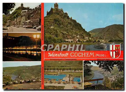 Cartes postales moderne Weinstadt Cochem Mosel