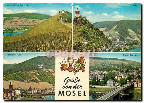 Cartes postales moderne Grusse von der Mosel