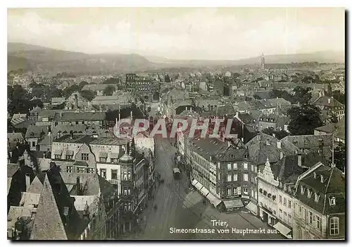 Cartes postales moderne Trier Simeonstrasse vom Hauptmarkt aus