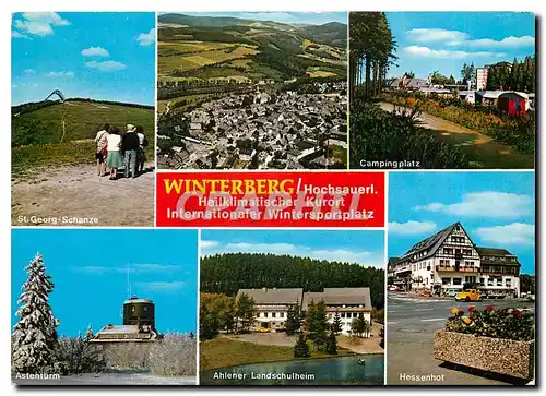 Moderne Karte Winterberg Hochsauerl Heilklimatischer Kurort