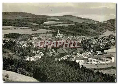 Moderne Karte Gruss aus dem Land der tausend Bergel Heilklimatischer Kurort Winterberg im Hochsauerland