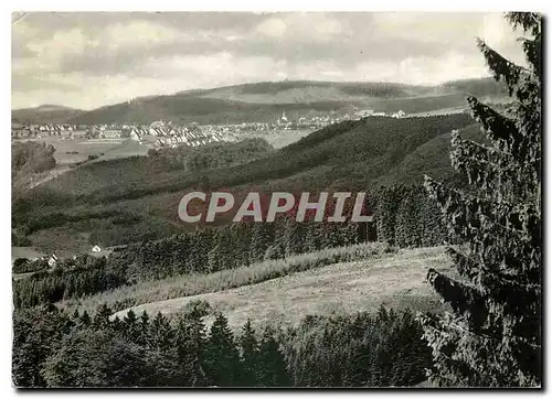 Cartes postales moderne Blick aus dem Quellgebiet der Ruhr auf Winterberg Hochsauerland