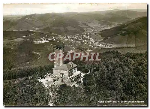 Moderne Karte Hohe Bracht mit Blick auf Altenhundem