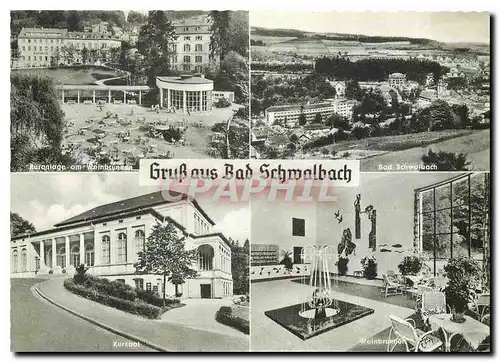 Moderne Karte Gruss aus Bad Schwalbach