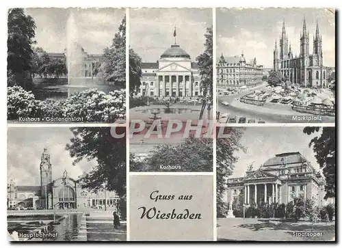 Cartes postales moderne Gruss aus Wiesbaden