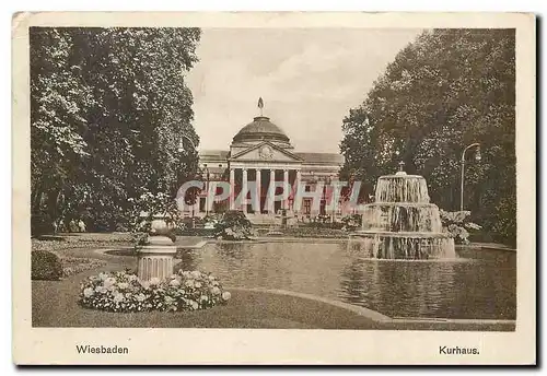 Cartes postales moderne Wiesbaden Kurhaus