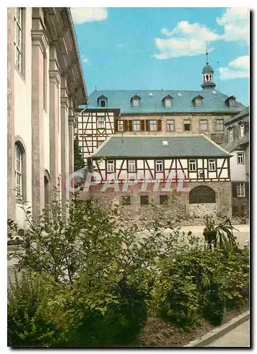 Moderne Karte Luftkurort Laubach Partie an Stadtkirche u Schloss