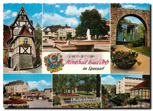 Cartes postales moderne Gruss aus dem Herzbad Bad Orb im Spessart