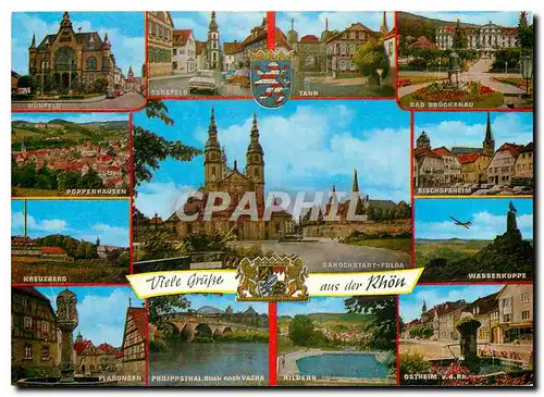 Cartes postales moderne Viele Grusse aus der Rhon
