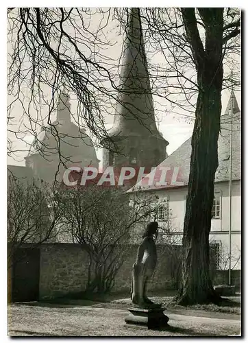 Moderne Karte Fulda Im Vordergrund die Karolingische St Michaelskirche