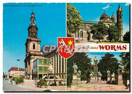 Cartes postales moderne Gruss aus Worms