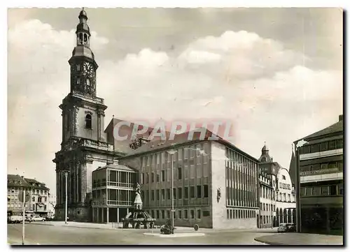 Cartes postales moderne Worms am Rhein Dreifaltigkeitskirche und Siegfried Denkmal