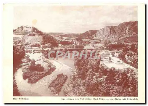 Cartes postales moderne Der Nahegau Im Herzen des Nahertales Bad Munster am Stein mit Rotenfels