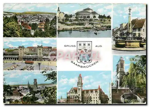 Cartes postales moderne Gruss aus Saarbrucken