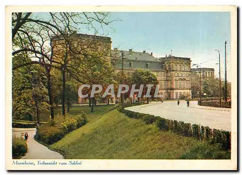 Cartes postales moderne Mannheim Teilansicht vom Schloss