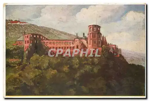 Cartes postales moderne Heidelberg das Schloss Das heutige Schloss wird erstmals in einer Urkundevom