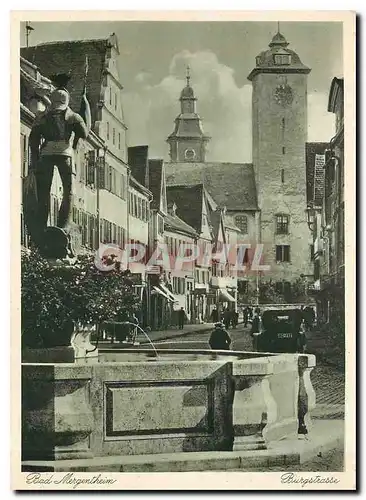 Cartes postales moderne Bad Mergentheim Burgstrasse