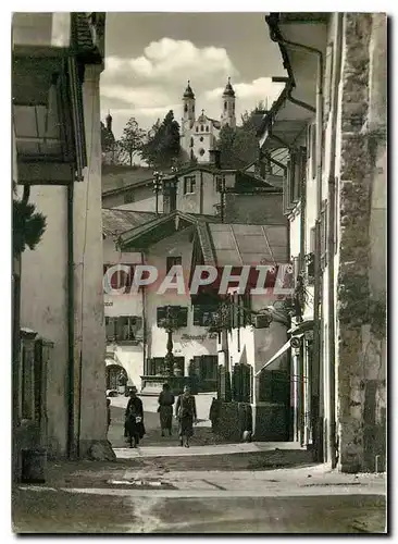 Cartes postales moderne Bad Tolz Bayer Alpen Konrodgasse mit Blick auf Kalvarienbergkirche