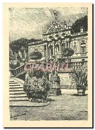 Cartes postales moderne Karl Winkel Die Bayrische heimat Schloss Linderhof