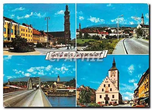 Cartes postales moderne Gruss aus Deggendorf