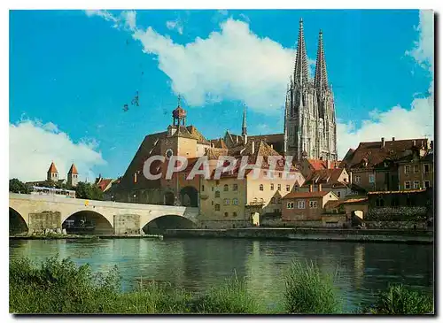 Cartes postales moderne Regensburg Die 2000 jahrige Stadt an der Donau eine der sehenswerten Stadte Deutschlands