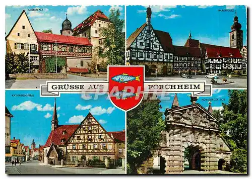 Cartes postales moderne Grusse aus Forccheim