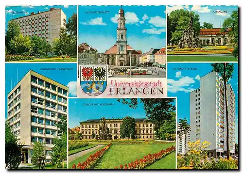 Cartes postales moderne Universitatsstadt Erlangen