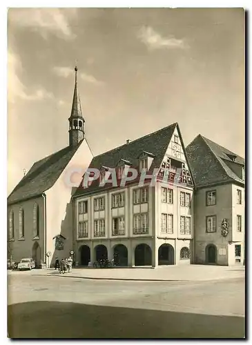 Cartes postales moderne Wurzburg Das Burgerspital zum Heiligen Geist mit Glockenspiel und beruhmter Weinstube