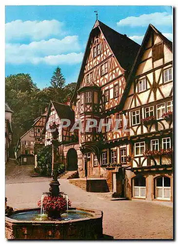 Moderne Karte Miltenberg am Main Historischer Marktplatz